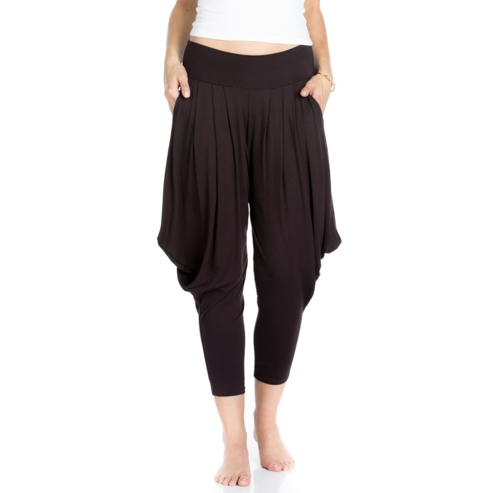 *2 Pack!* Brown Harem Pants S- XL